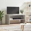Image de vidaXL Meuble TV sonoma gris 80x40x40 cm bois dingénierie 815235