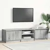 Image de vidaXL Meuble TV Sonoma gris 140x40x355 cm Bois dingénierie 815358