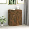Image de 815375 vidaXL Buffet Chêne fumé 60x30x75 cm Bois dingénierie