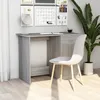 Image de 815421 vidaXL Bureau Sonoma gris 100x50x76 cm Bois dingénierie