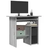Image de 815478 vidaXL Bureau Sonoma gris 80x45x74 cm Bois dingénierie