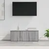 Image de 815499 vidaXL Meuble TV Sonoma gris 80x34x30 cm Bois dingénierie