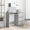 Image de vidaXL Bureau Sonoma gris 90x45x76 cm Bois dingénierie 815508