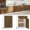 Image de vidaXL Armoire à tiroirs Lyon Chêne fumé 50 x 46 x 815 cm Bois dingénierie 815573