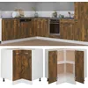 Image de vidaXL Meuble de cuisine Lyon Chêne fumé 755 x 755 x 815 cm Bois dingénierie 815582