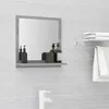 Image de vidaXL Miroir de Bain Mural Coiffeuse Miroir de Courtoisie Miroir de Maquillage Salle de Bain Intérieur Sonoma Gris 815634