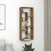 Image de vidaXL Étagère murale Chêne fumé 36x16x90 cm Bois dingénierie 815846