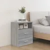 Image de vidaXL Table de chevet Sonoma gris 50x32x60 cm 815860