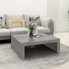Image de Table basse - VIDAXL - 100x100x35 cm - Bois dingénierie - Gris Sonoma - Design contemporain