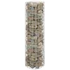 Image de vidaXL Poteau à Gabion Circulaire Jardinière en Gabion Support de Pot de Plantes Projet de Jardin Extérieur Acier Galvanisé 152012