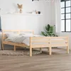 Image de vidaXL Cadre de lit Bois massif 140x190 cm 814799