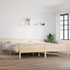 Image de vidaXL Cadre de lit Bois massif 200x200 cm 814839