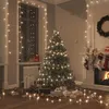 Image de vidaXL Guirlande LED avec 150 LED Guirlande Lumineuse Décoration de Fête Ornement de Noël Salle de Séjour Intérieur Blanc 343228