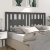 Image de vidaXL Tête de lit Gris 166x4x100 cm Bois massif de pin 818682