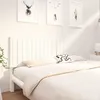 Image de vidaXL Tête de lit Blanc 2055x4x100 cm Bois massif de pin 818891