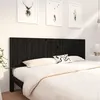 Image de vidaXL Tête de lit Noir 2055x4x100 cm Bois massif de pin 818894