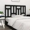 Image de vidaXL Tête de lit Noir 2055x4x100 cm Bois massif de pin 818994