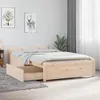 Image de vidaXL Cadre de lit avec tiroirs 90x190 cm Simple 3103478