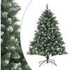 Image de vidaXL Sapin de Noël artificiel avec support 150 cm PVC 345160