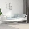 Image de vidaXL Lit de jour Blanc Bois massif de pin 80x200 cm 820303