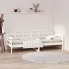 Image de vidaXL Lit de jour Blanc Bois massif de pin 90x190 cm 820338