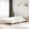 Image de vidaXL Lit Empilable Lit Superposé Sommier à Lattes Cadre de Lit Cadre à Lattes Chambre à Coucher Intérieur Blanc 90x190 cm 820403