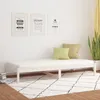Image de vidaXL Lit de jour Blanc 90x200 cm Bois de pin massif 820413