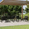 Image de vidaXL Salon de Jardin 7 pcs avec Coussins Mobilier de Patio Ensemble de Meubles de Terrasse Mobilier dExtérieur Aluminium 3107794