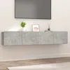 Image de vidaXL Meubles TV 2 pcs gris béton 80x30x30 cm bois dingénierie 804539
