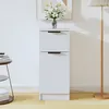 Image de Buffet Blanc 30X30X70 Cm Bois Dingénierie