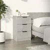 Image de vidaXL Table de chevet Gris béton 40x36x65 cm 811276