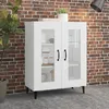 Image de 812123 vidaXL Buffet Blanc 695x34x90 cm Bois dingénierie