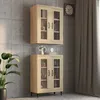 Image de 812288 vidaXL Armoire murale suspendue Chêne sonoma 695x34x90 cm