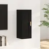 Image de vidaXL Armoire murale Noir 35x34x90 cm Bois dingénierie 812466