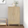 Image de vidaXL Buffet haut Chêne sonoma 70x31x115 cm Bois dingénierie 812567