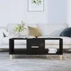 Image de vidaXL Table basse Noir 102x50x40 cm Bois dingénierie 812691