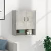Image de vidaXL Armoire murale Gris béton 60x31x70 cm Bois dingénierie