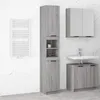 Image de Armoire de Bain - SONOMA - 32x34x1885 cm - Bois dingénierie - Couleur gris - Montage facile