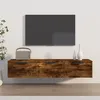 Image de vidaXL Armoire murale Chêne fumé 102x30x20 cm Bois dingénierie 817096