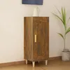 Image de 817432 vidaXL Buffet Chêne fumé 34 5x34x90 cm Bois dingénierie