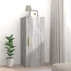 Image de vidaXL Armoire murale Sonoma gris 345x34x90 cm Bois dingénierie 817439