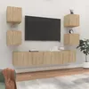 Image de vidaXL Ensemble de meubles TV 6 pcs Chêne sonoma Bois dingénierie 3114256