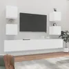 Image de vidaXL Ensemble de meubles TV 6 pcs Blanc Bois dingénierie 3114262