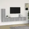 Image de vidaXL Ensemble de meubles TV 3 pcs Sonoma gris Bois dingénierie 3114324