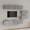 Image de vidaXL Ensemble de meubles TV 6 pcs Sonoma gris Bois dingénierie 3114604