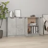 Image de 3115775 vidaXL Buffets 2 pcs Gris béton 60x30x70 cm Bois dingénierie
