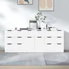 Image de vidaXL Buffets 3 pcs Blanc Bois dingénierie 3115796