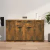 Image de 3115833 vidaXL Buffets 3 pcs Chêne fumé Bois dingénierie