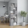 Image de vidaXL Bibliothèque-Séparateur de pièce Sonoma gris 60x24x186 cm 816033