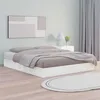 Image de vidaXL Cadre de lit Blanc 200x200 cm Bois massif 820657